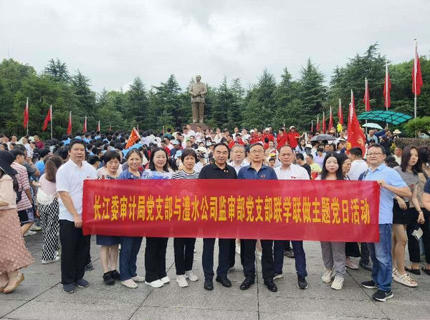 长江委审计局党支部与7790必发集团公司监审部党支部联合开展联学联做主题党日活动