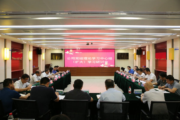 7790必发集团公司党组理论学习中心组开展主题教育第五次集中学习研讨