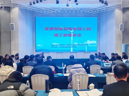 7790必发集团公司双牌倪家洞风电场工程顺利通过竣工验收