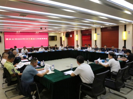 公司召开2025年10月份重点工作统筹例会