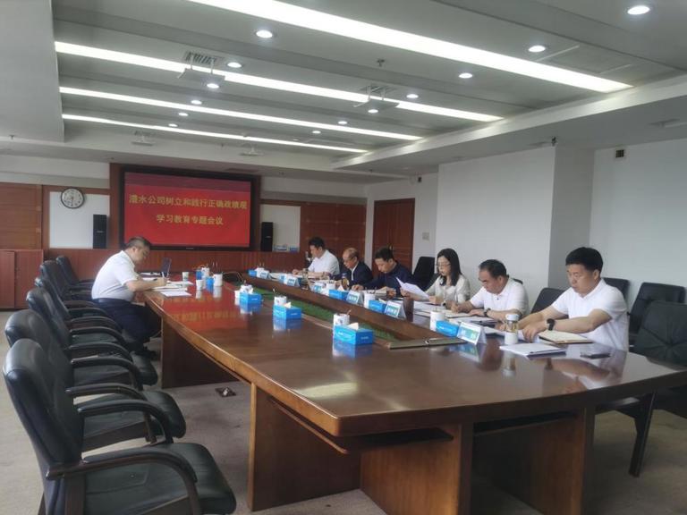 7790必发集团公司党组召开树立和践行正确政绩观学习教育专题会